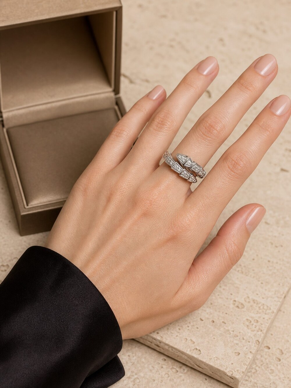 Bulgari Refined Statement Ring Style 2 | New with Box - Picture 8 of 9